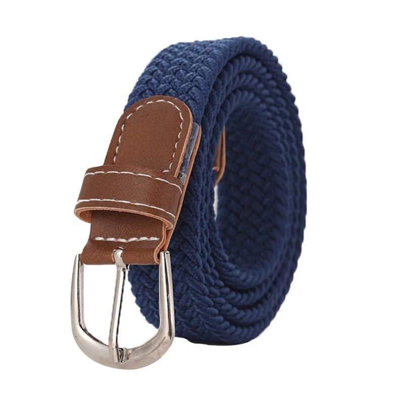 2023 Trendy Unisex Canvas Belt with Metal Alloy Pin Buckle for Casual and Formal Attire