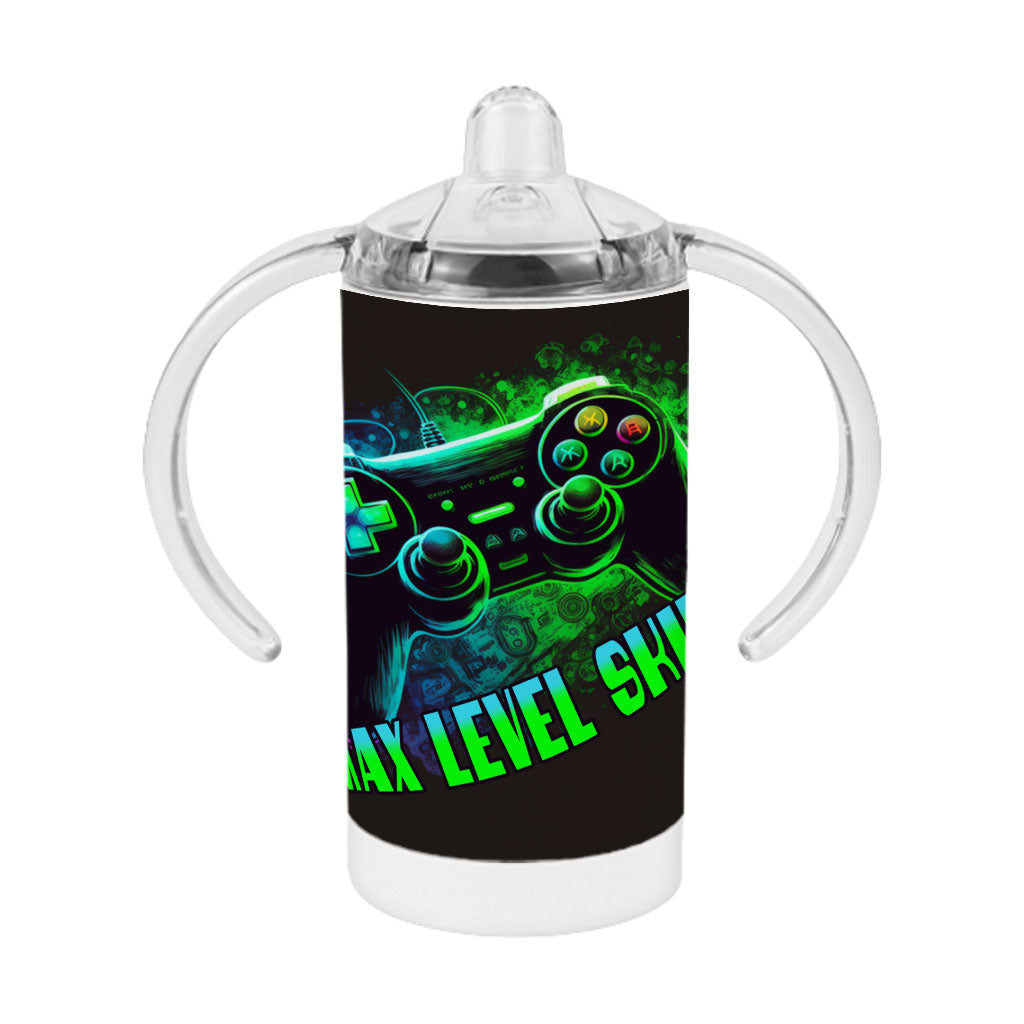 Gamer Sippy Cup - Cool Art Baby Sippy Cup - Graphic Sippy Cup