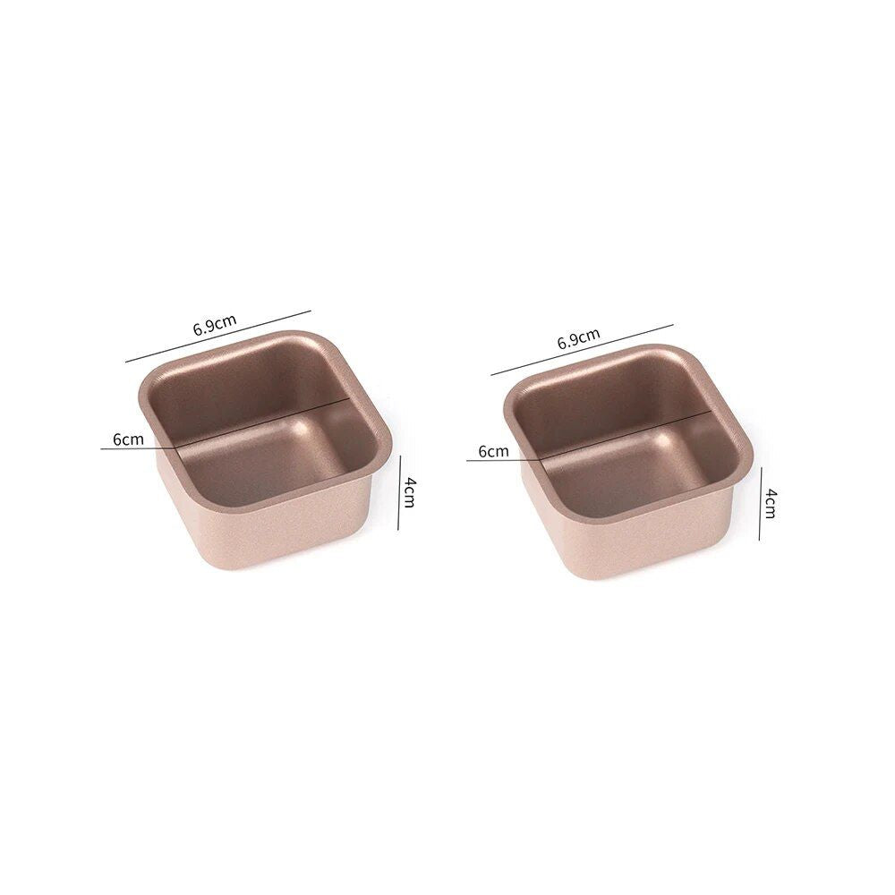 Rose Gold Mini Carbon Steel Non-Stick Cake Mould