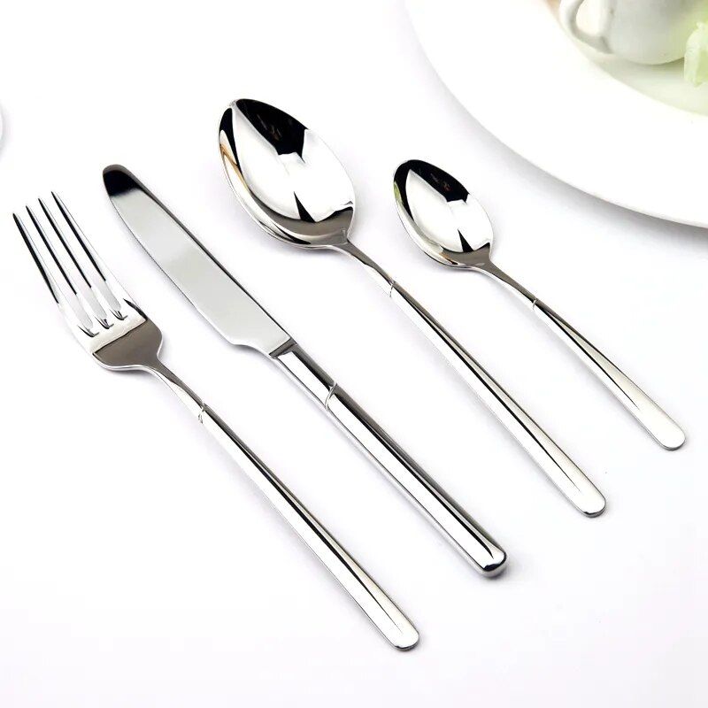 Luxury Stainless Steel 24-Piece Cutlery Set