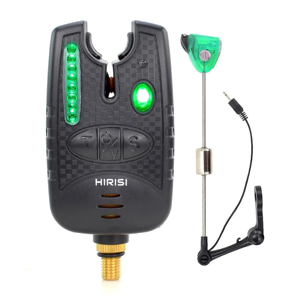 Ultimate Carp Fishing Alarm System with 8 LED Bite Indicators and Swingers