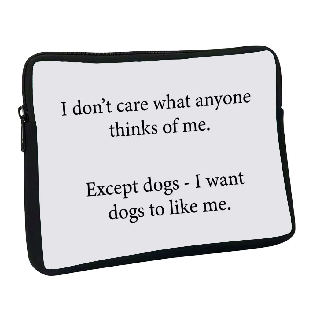 Dog Lover MacBook Pro 16" Sleeve - Printed Laptop Sleeve - Funny MacBook Sleeve