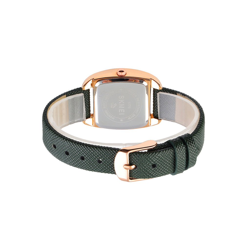 Women’s Green Leather Watch