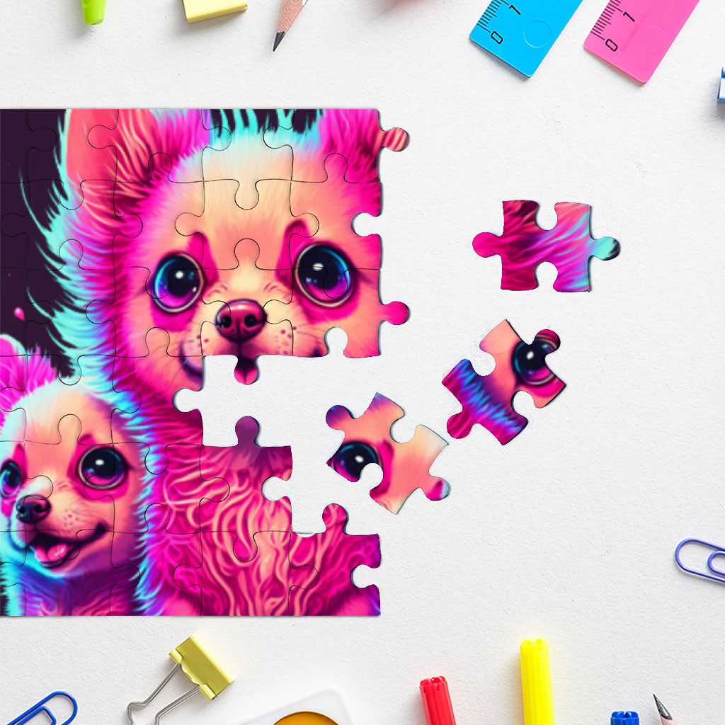 Kawaii Dog Puzzles - Cute Jigsaw Puzzle - Best Design Puzzles