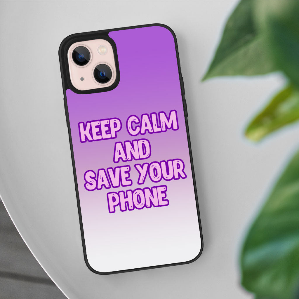 Keep Calm iPhone 13 Case - Cool Phone Case for iPhone 13 - Trendy iPhone 13 Case