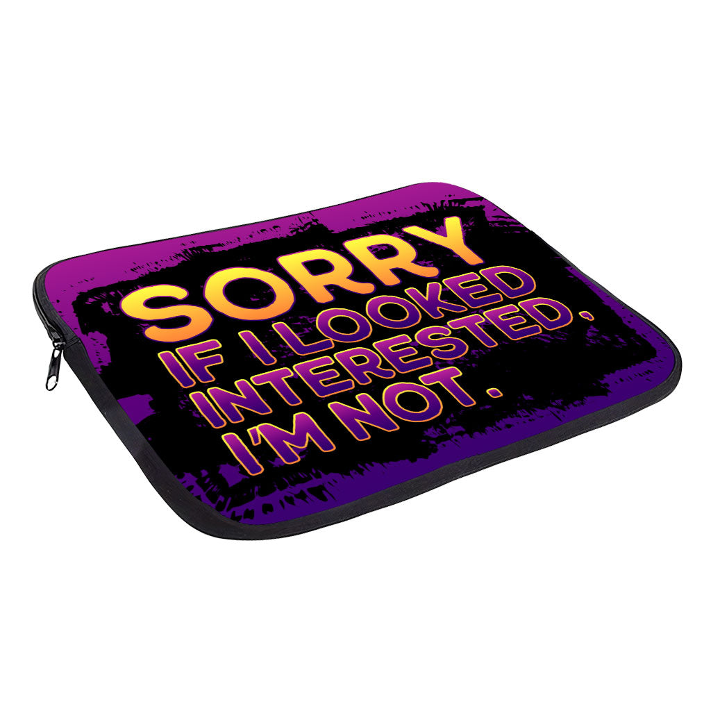 Sarcastic MacBook Pro 14" Sleeve - Graphic Laptop Sleeve - Funny Design MacBook Sleeve