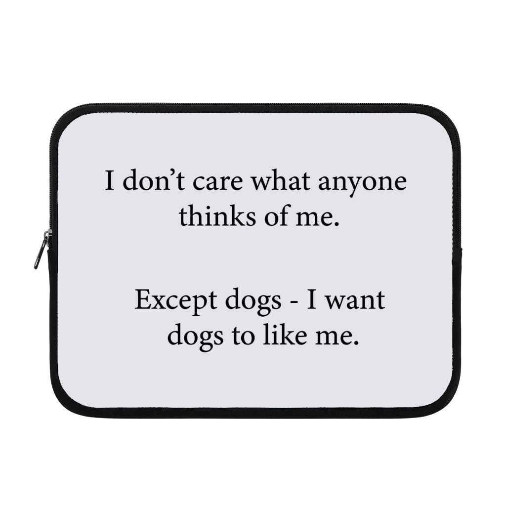 Dog Lover iPad Sleeve - Printed Tablet Sleeve - Funny Carrying Case