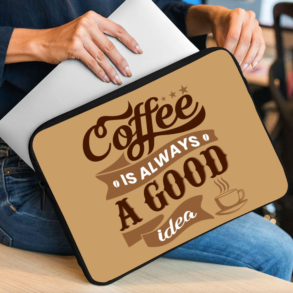 Coffee MacBook Air 14" Sleeve - Creative Laptop Sleeve - Themed MacBook Sleeve