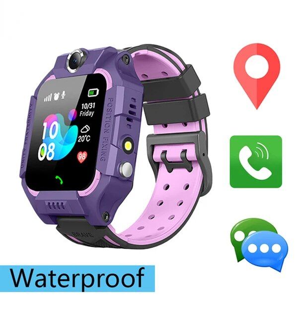 Kids Waterproof IP67 Smart Watch with SOS Call, Voice Chat & SIM Card Slot