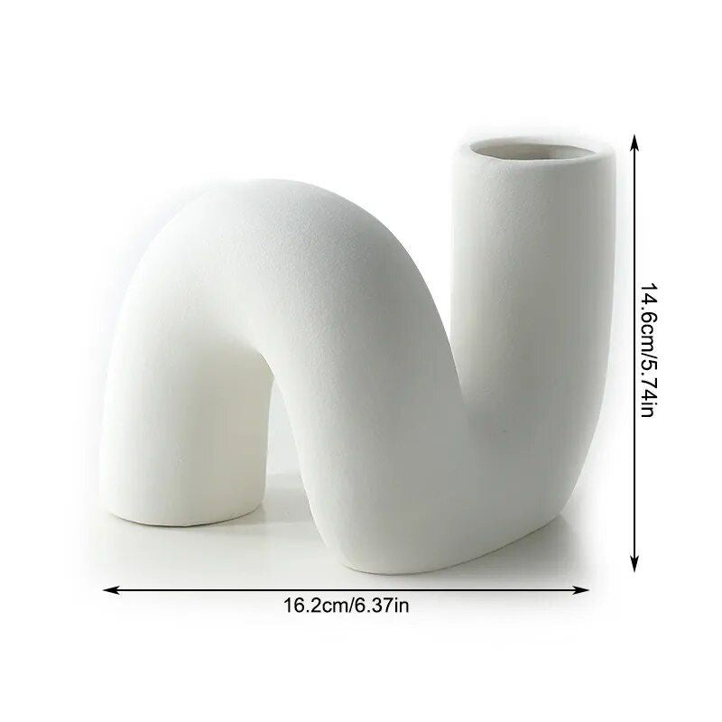 Contemporary Abstract Ceramic Vase