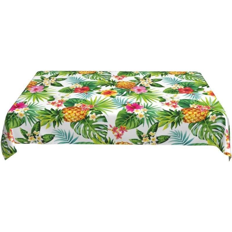 Waterproof Tropical Leaf Design Tablecloth