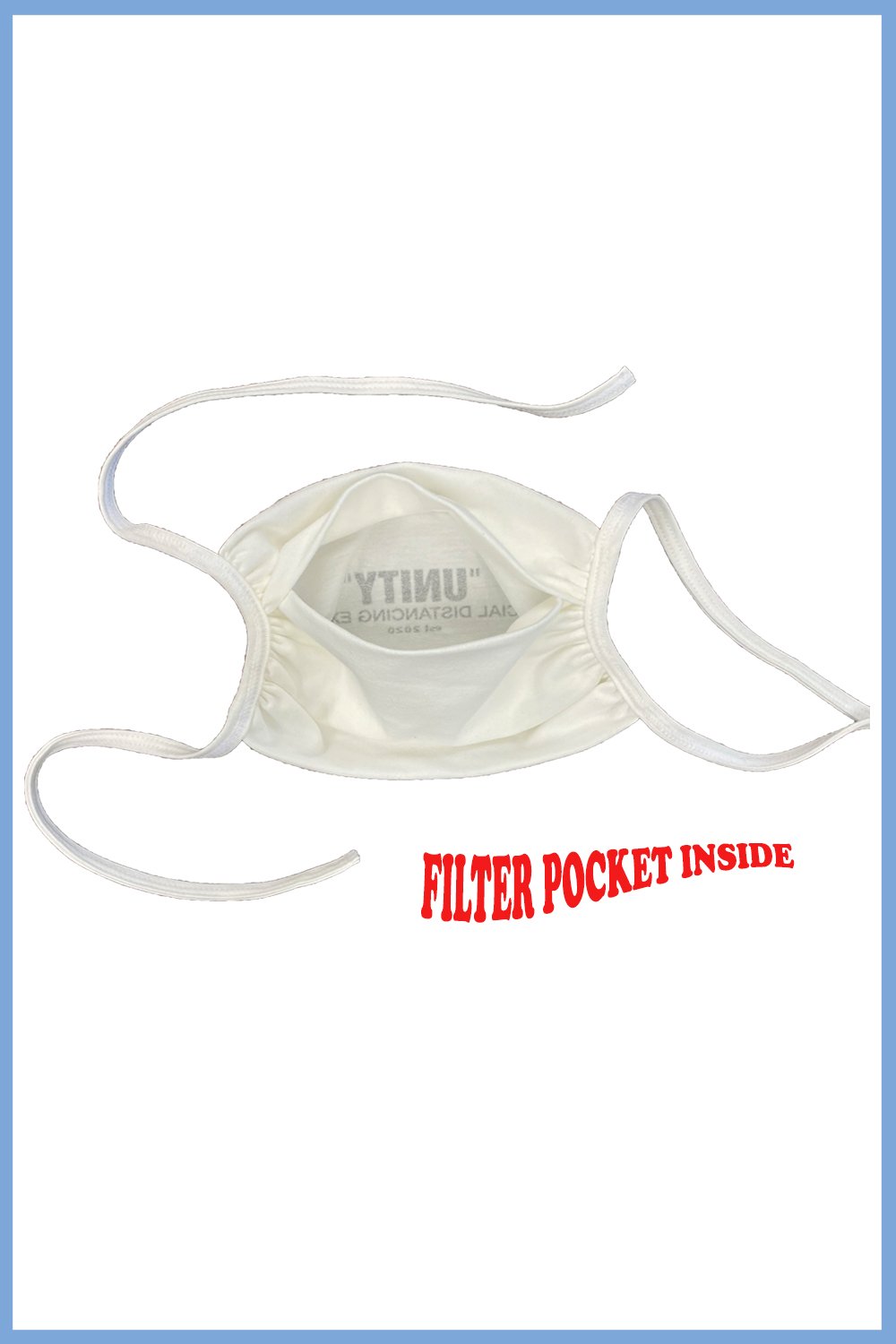 Peace Love Unity Respect "P.L.U.R." Adjustable tie up mask washable