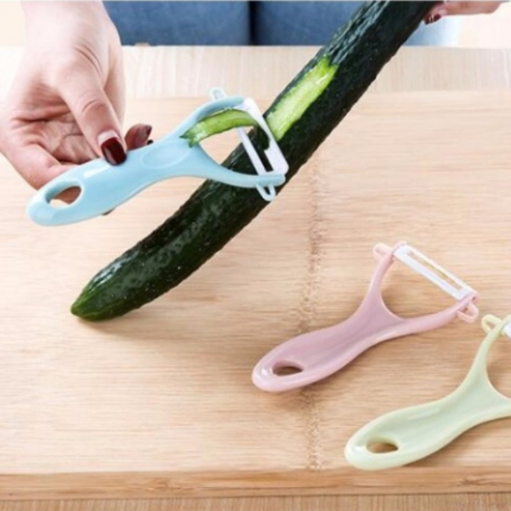 1pc Ceramic Vegetable Fruit Peeler Creative | Gold Atalanta