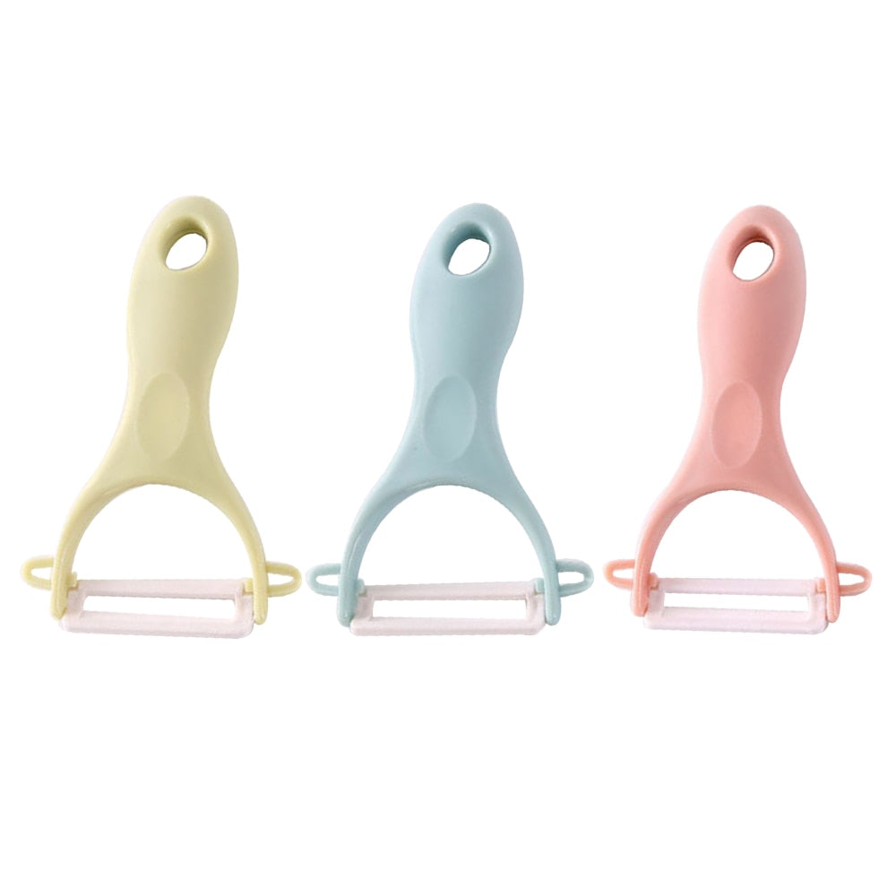 1pc Ceramic Vegetable Fruit Peeler Creative