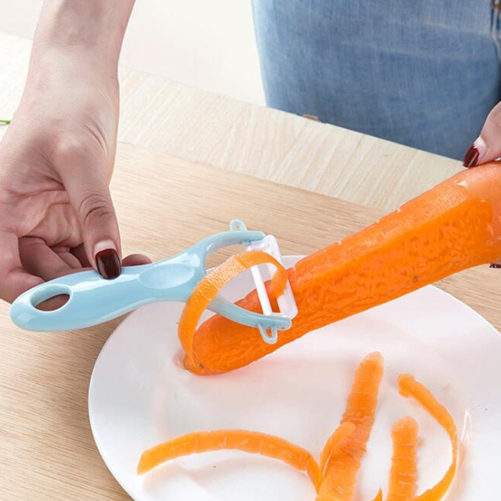 1pc Ceramic Vegetable Fruit Peeler Creative