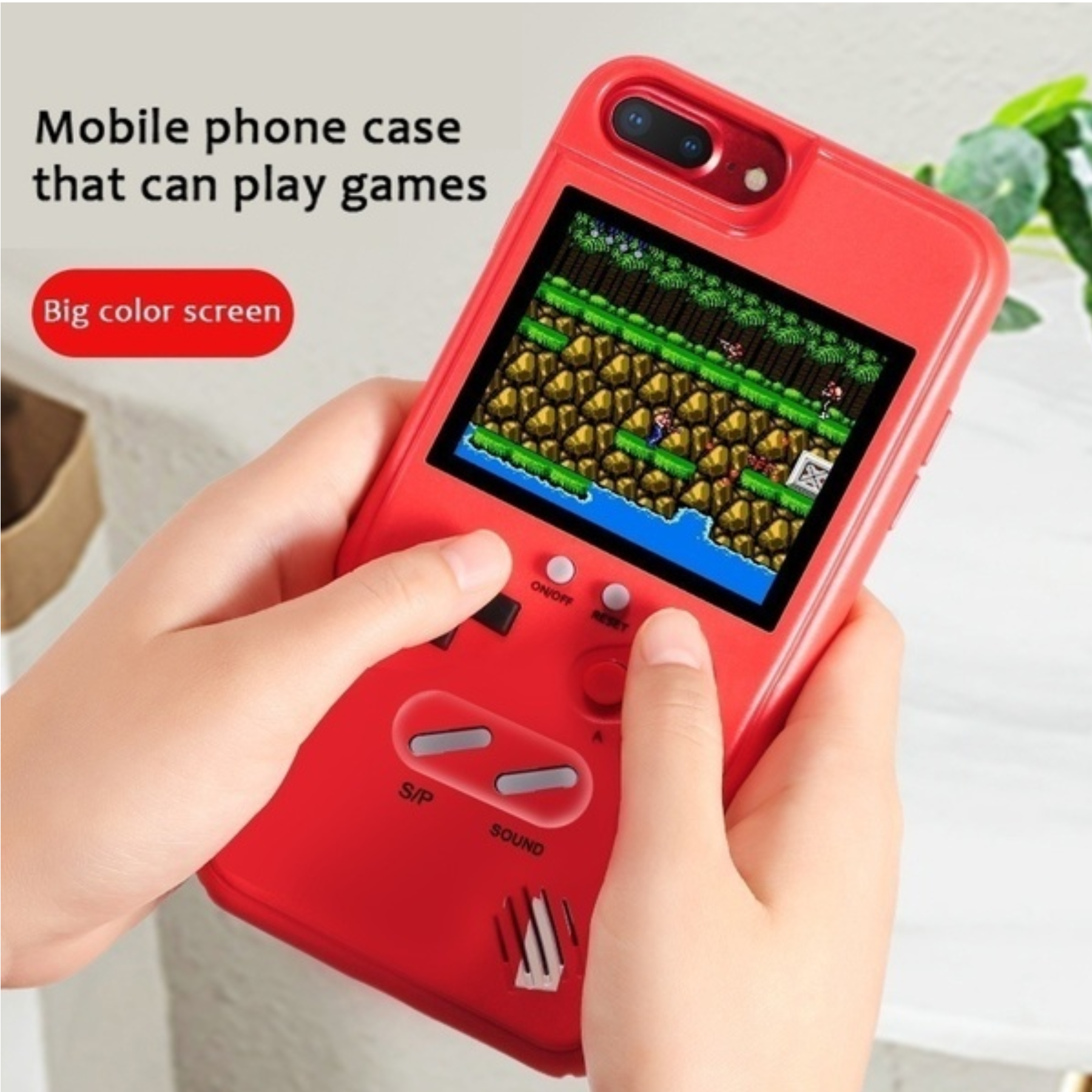 Playable Retro Nostalgic Gaming 36 Color Games iPhone Case