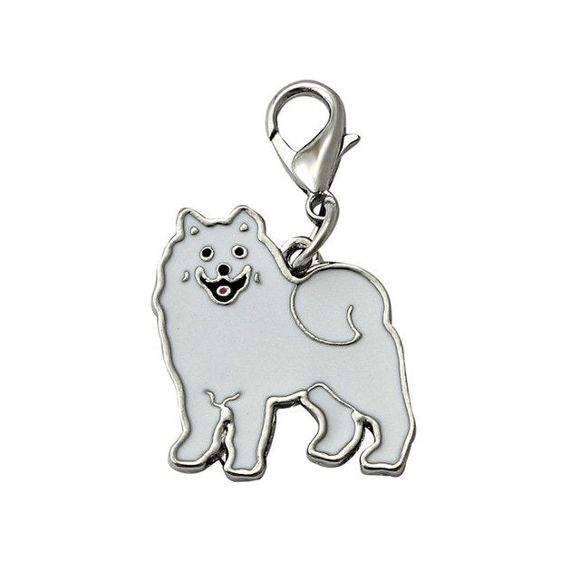 2016 Samoyed Dog Tag Pet doggy Enamel | Plum Coco