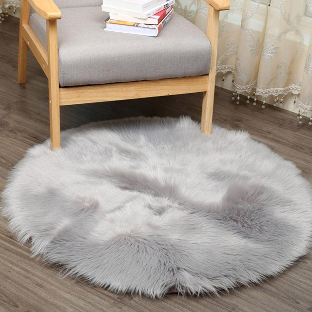 2018 Artificial Sheepskin Rug Soft Artificial