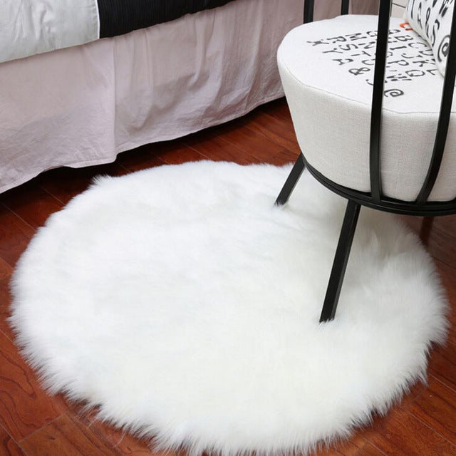 2018 Artificial Sheepskin Rug Soft Artificial