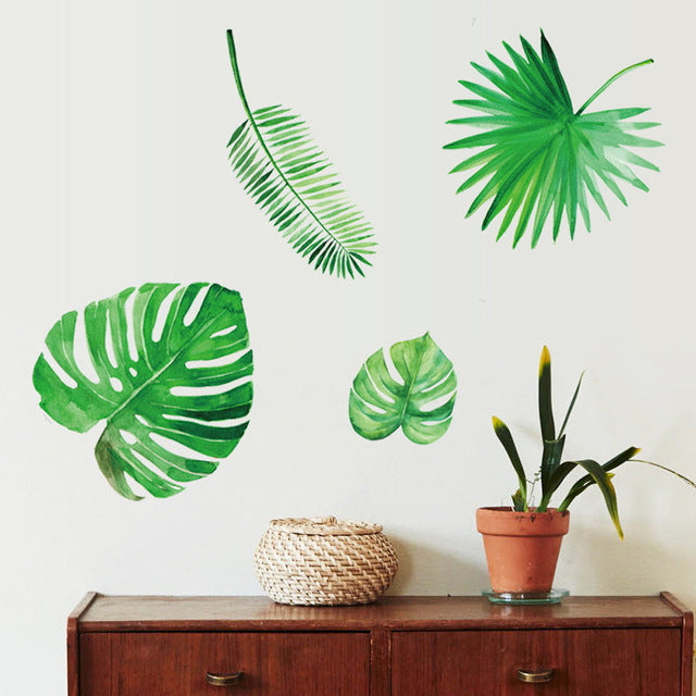 2018 Green Plant Background Wall Decoration