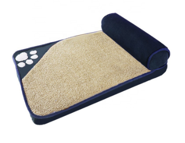 Large Pet Supply Dog/Cat Bed Rectangle | Tan Cress