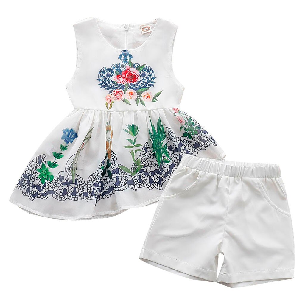 fashion Baby Girl Sleeveless Ethnic style