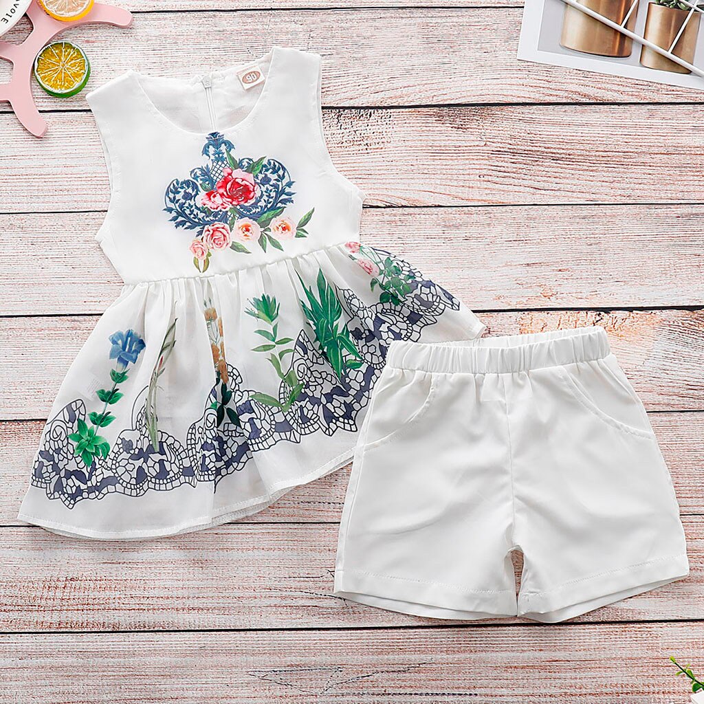 fashion Baby Girl Sleeveless Ethnic style