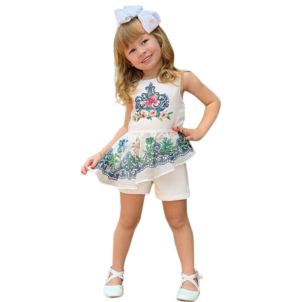 fashion Baby Girl Sleeveless Ethnic style