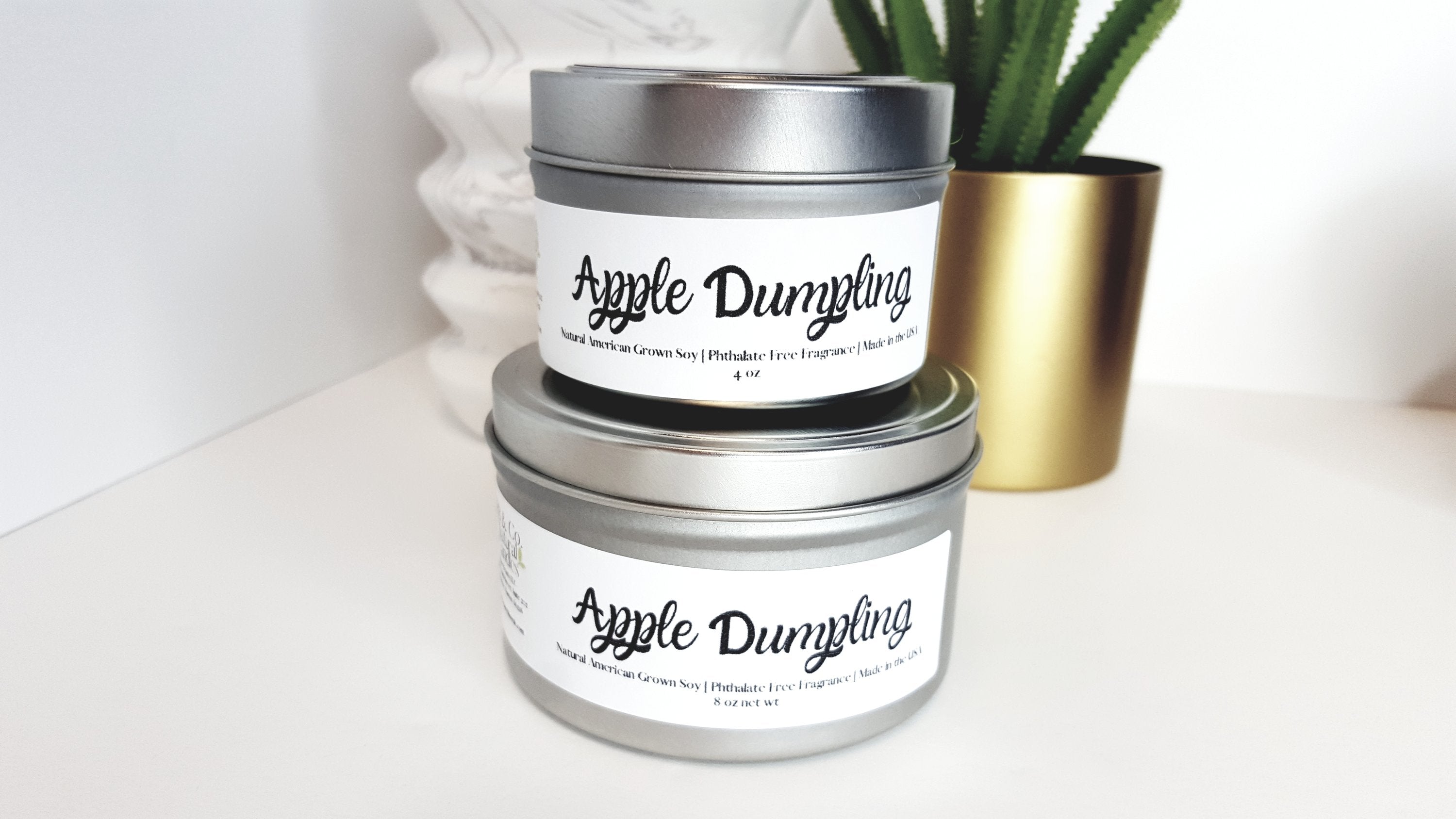 Apple Dumpling | Natural Soy Candle | Hand-Poured and Hand-crafted