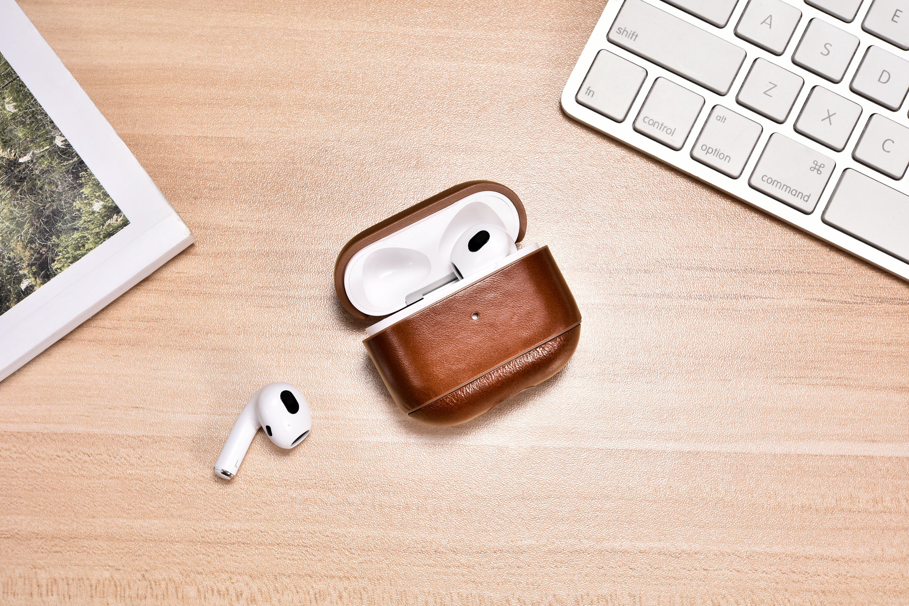 Custom AirPods 3 | Genuine Cowhide Leather Case