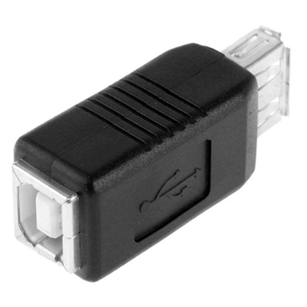 AMZER® USB 2.0 AF to BF Printer Adapter Converter - Black