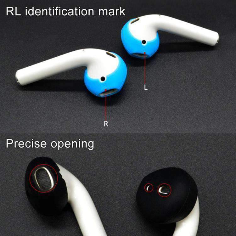 AMZER 2 PCS Wireless Bluetooth Earphone Silicone Ear Caps Earpads for