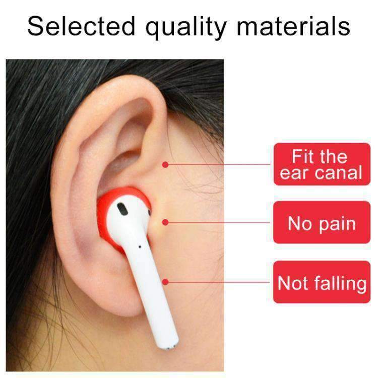 AMZER 2 PCS Wireless Bluetooth Earphone Silicone Ear Caps Earpads for