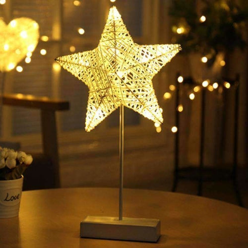 AMZER Rattan Romantic LED Holiday Light with Holder, Warm Fairy