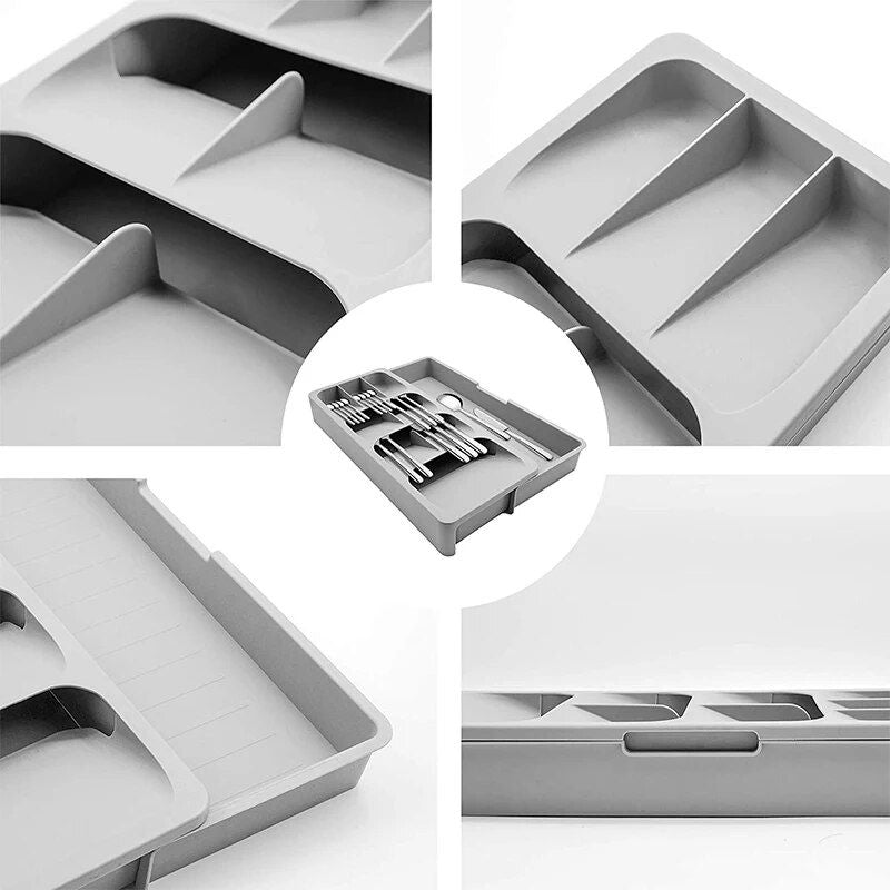 Compact Multi-Functional Kitchen Organizer: Utensil, Spice, and Cutlery Holder