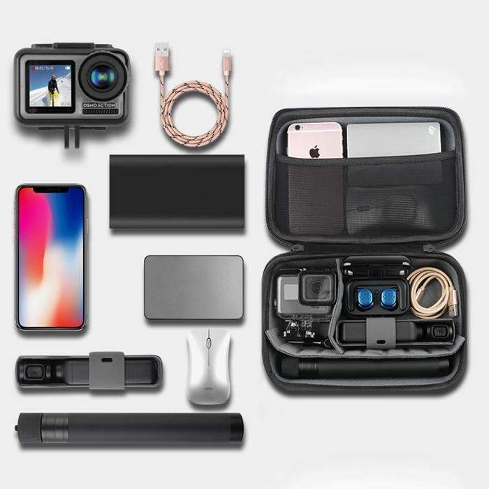 Shockproof Waterproof Portable Case for DJI OSMO Action - Black