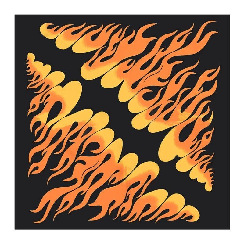 21" Unisex Flame Bandana