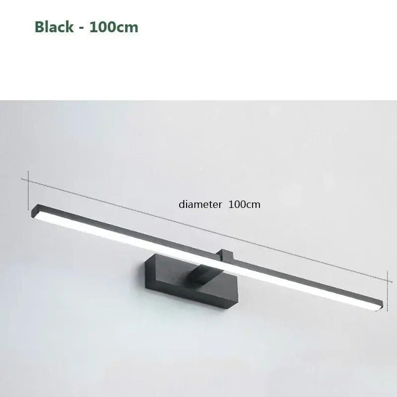 Sleek Modern LED Wall Light for Bathrooms