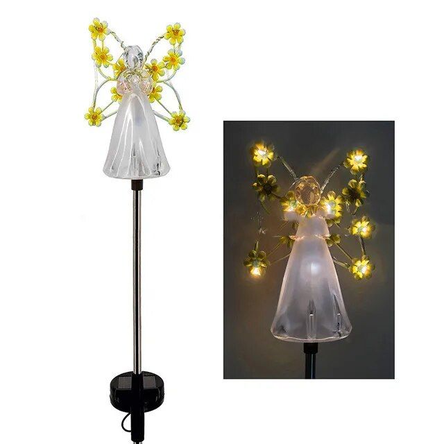 Solar Angel Outdoor Garden Light