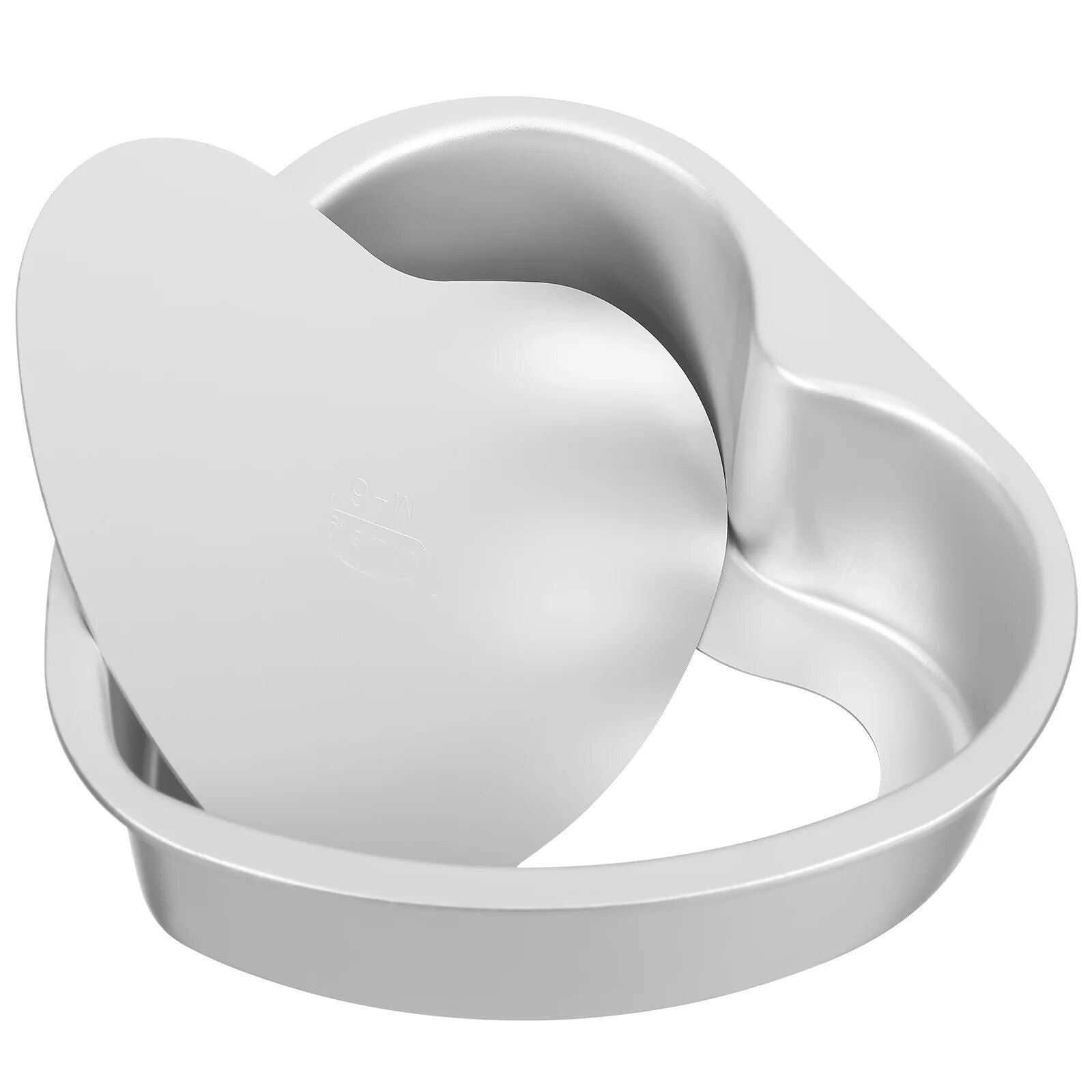 6-Inch Heart Shaped Nonstick Cake Pan with Removable Bottom