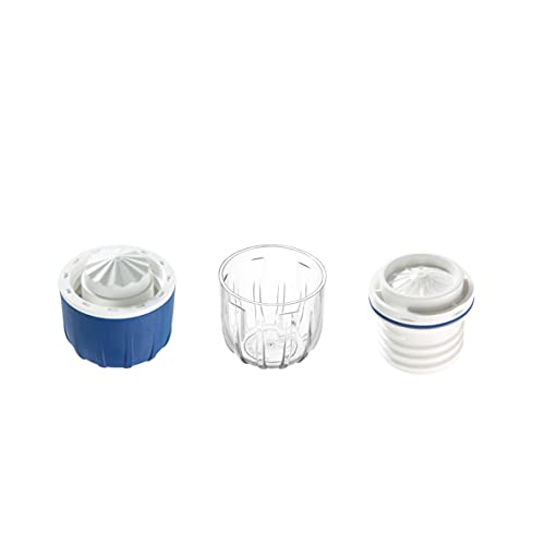 MAXGRIND Pill Crusher and Pill Grinder - Pill Crusher for Small or Large Pills and Vitamins to Fine Powder, Pill Pulverizer Grinder, Medicine Grinder with Medicine Cup, Pill Storage (Blue)