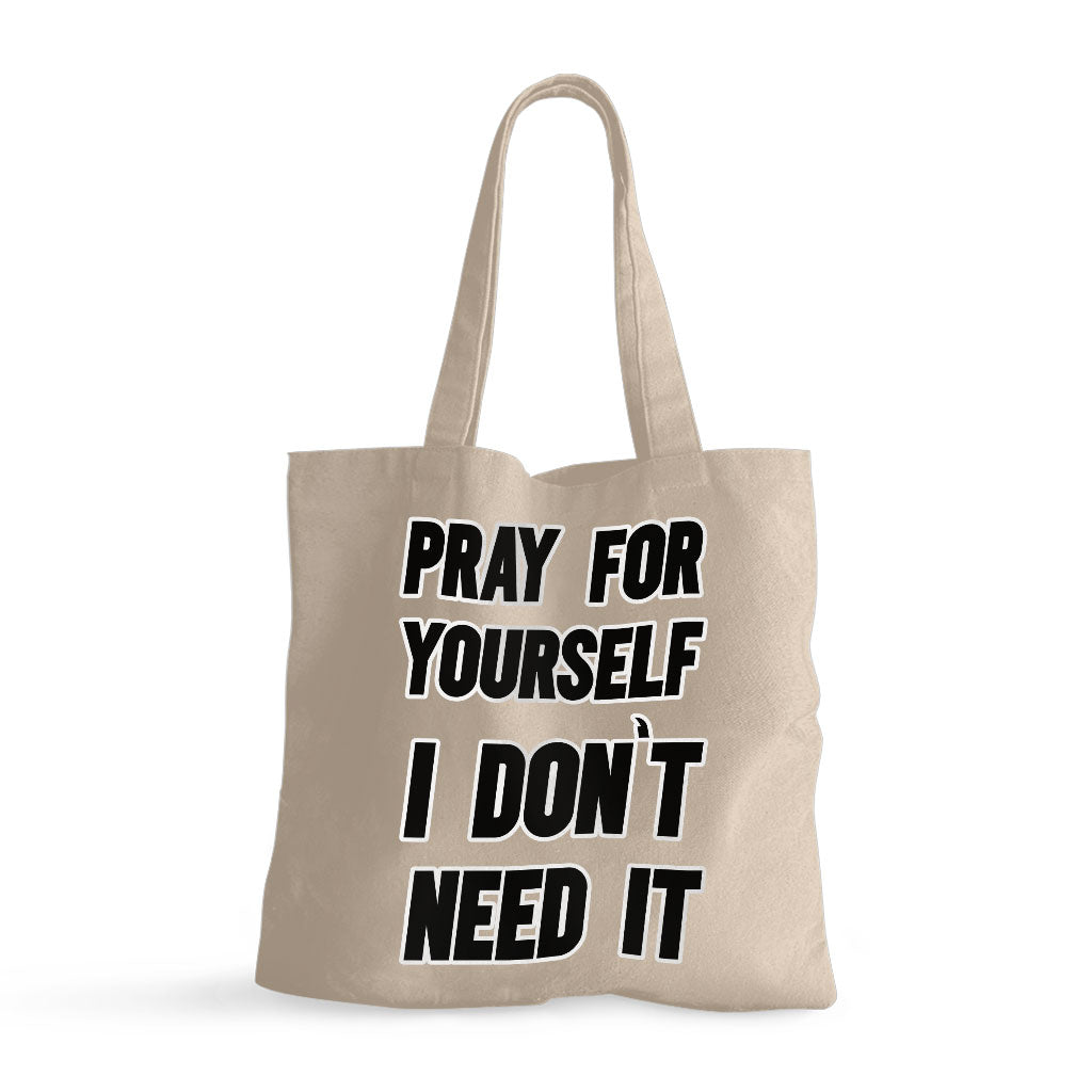 Cool Design Small Tote Bag - Quote Shopping Bag - Printed Tote Bag