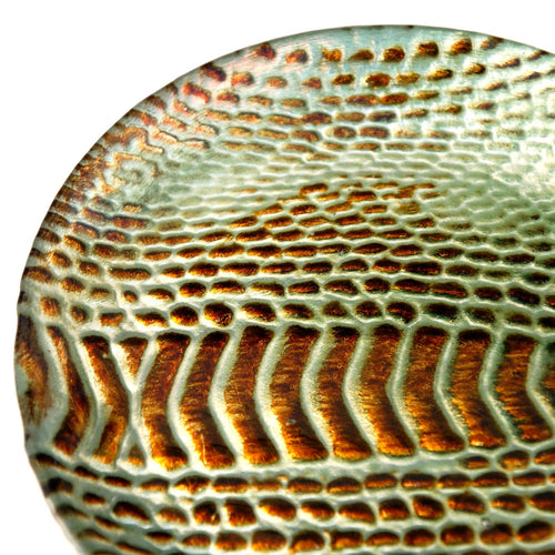 Set/4 Snakeskin 6" Canapé Plates