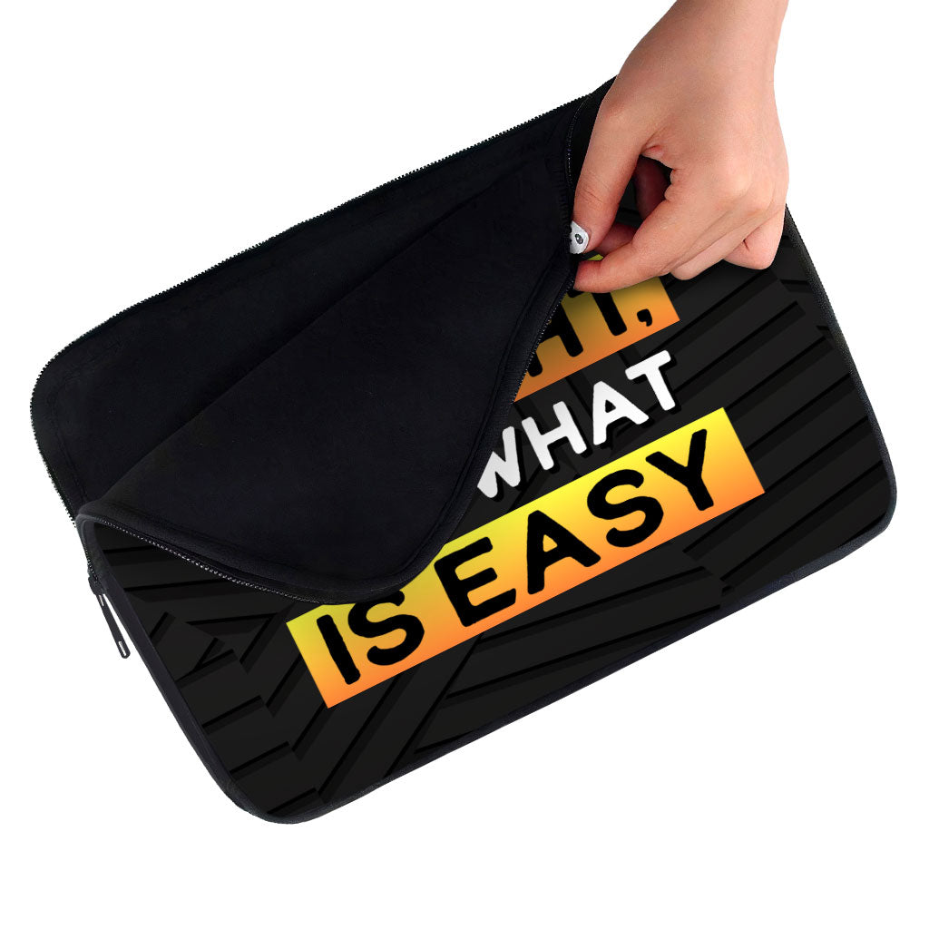 Motivational iPad Sleeve - Quote Tablet Sleeve - Best Design Carrying Case