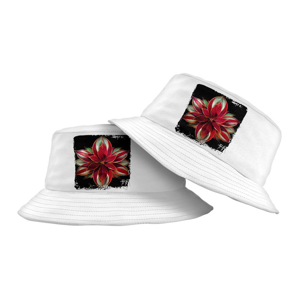 Beautiful Plant Bucket Hat - Themed Hat - Flower Bucket Hat