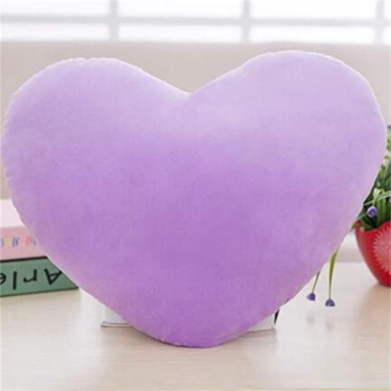 Charming Heart-Shaped Plush Pillow