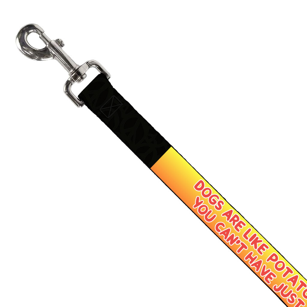 Dogs are Like Potato Chips Pet Leash - Funny Print Leash - Themed Leash for Dogs