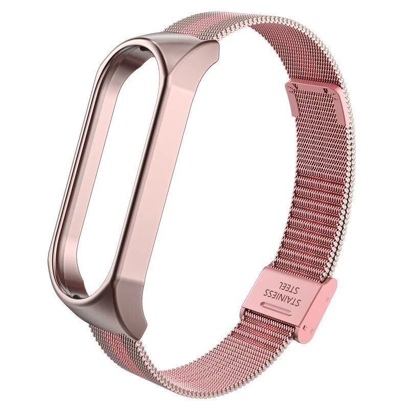 Luxury Milanese Stainless Steel Strap for Mi Band 3/4/5/6