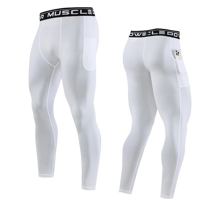 Men's High-Performance Athletic Compression Leggings