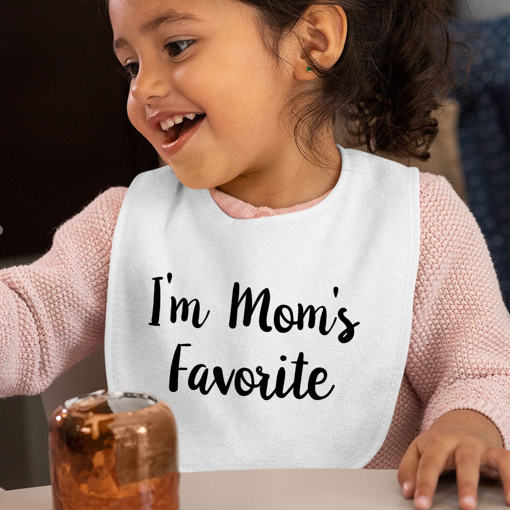 Mom's Favorite Baby Bibs - Cute Baby Feeding Bibs - Quote Bibs for Eating